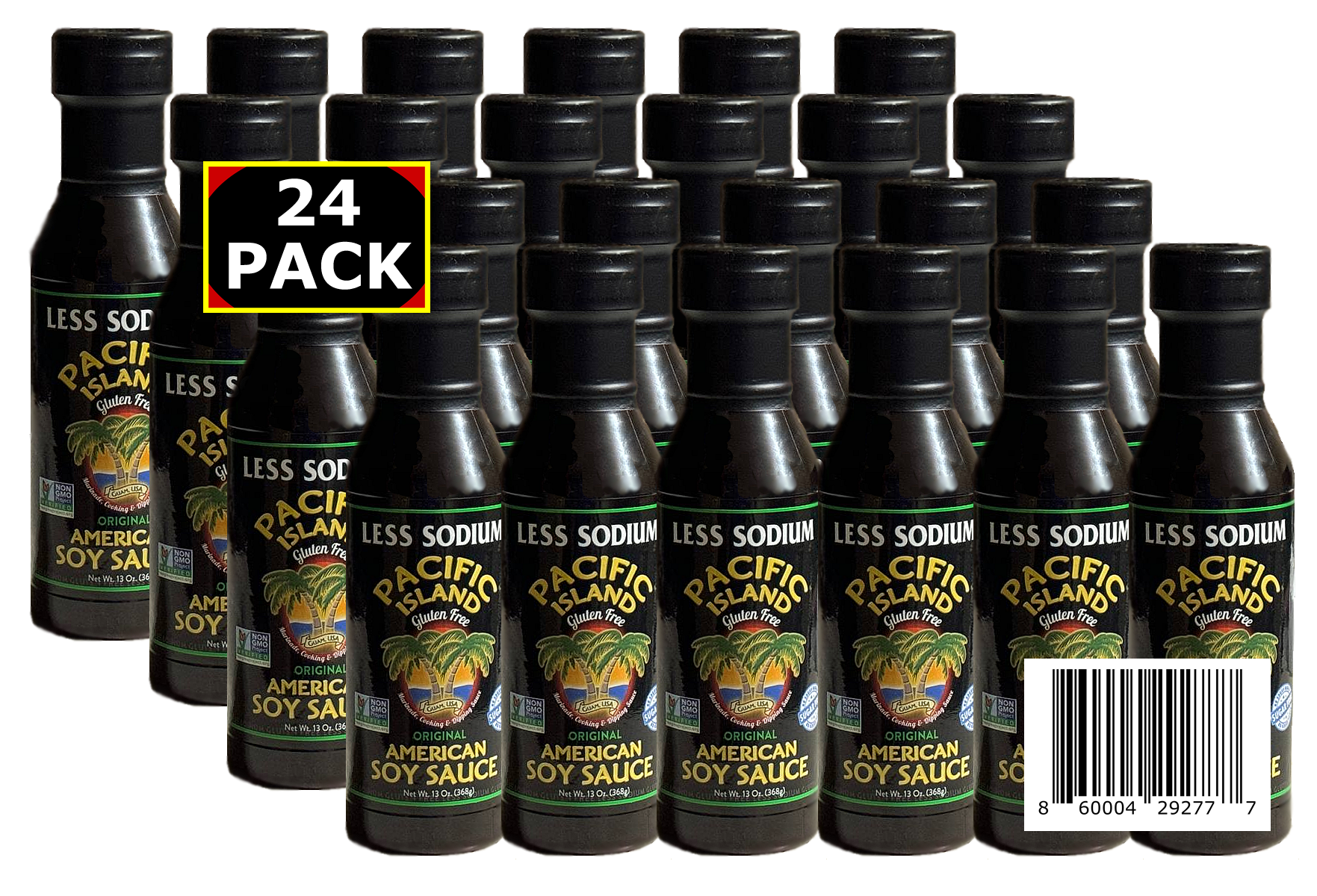 Pacific Island Soy Sauce (24) Pack