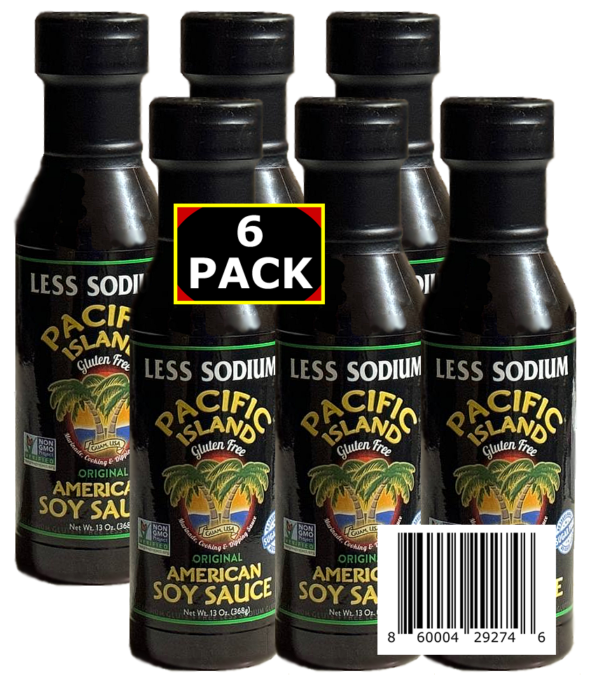 Pacific Island Soy Sauce (6) Pack